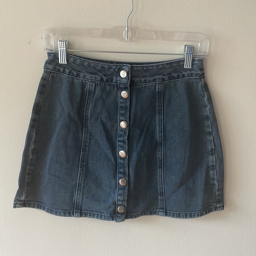 PacSun denim mini skirt